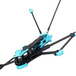Foxeer 7-Inch 305mm Wheelbase FR Frame Carbon Fiber Drone Frame Kit Brace Thickness 4mm for RC Racing Drone DIY
